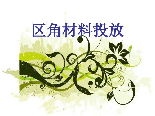 区角材料投放 ppt课件