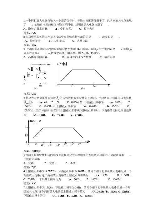 频率响应