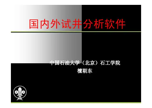 6 国内外试井解释软件