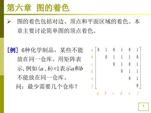 《图论》图的着色(课堂PPT)