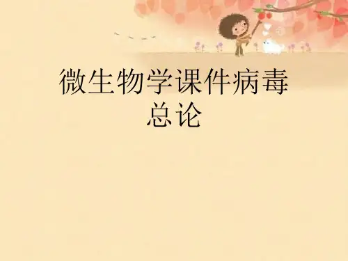微生物学课件病毒总论【可编辑PPT】