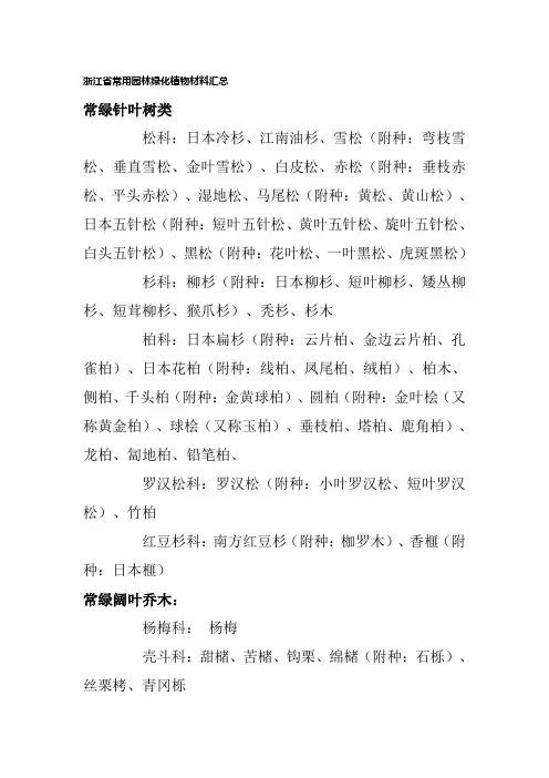 温州苗木