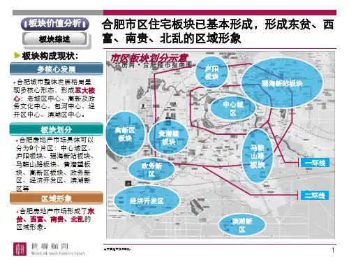 合肥板块部分市场分析PPT课件