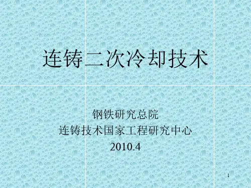 二冷技术介绍PPT课件