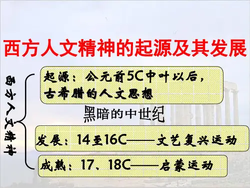第6课_文艺复兴和宗教改革PPT课件
