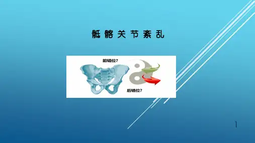 骶髂关节紊乱PPT课件