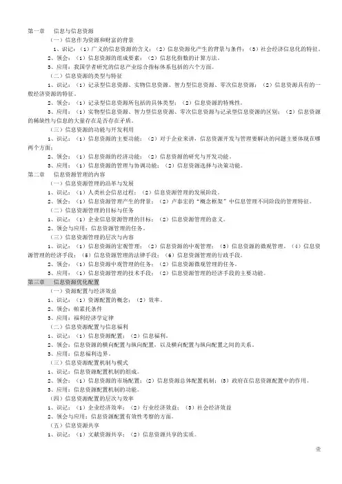 江苏省自考《信息管理基础02115》课程考试大纲【大纲】