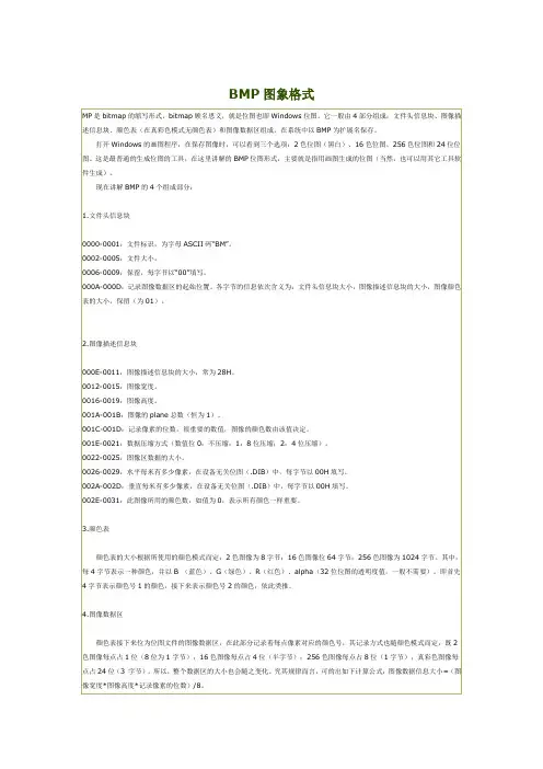 BMP图象格式