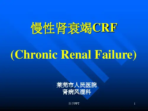 《慢性肾衰》PPT课件