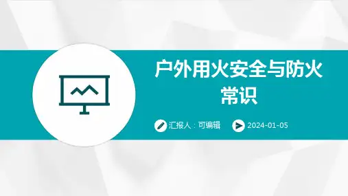 户外用火安全与防火常识