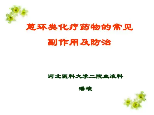 蒽环类药物基本知识