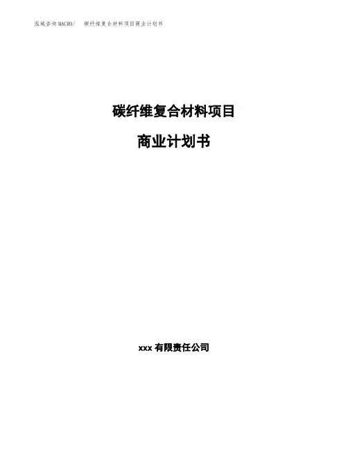 碳纤维复合材料项目商业计划书