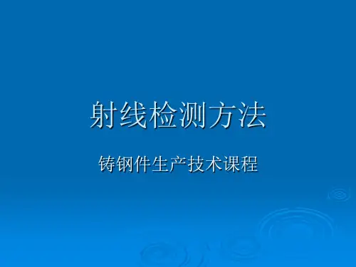 射线检测方法.