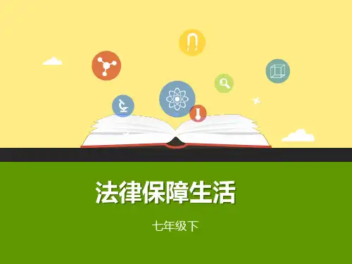 人教版道德和法治七年级下册 9.2 法律保障生活 课件(共20张PPT)