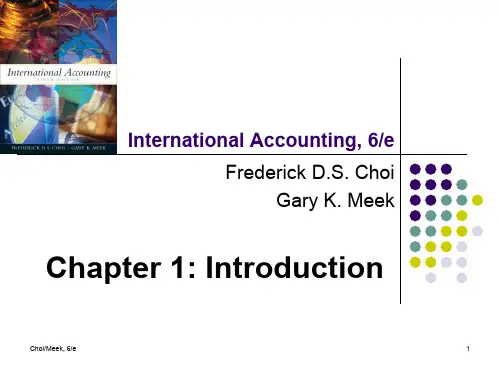国际会计学第六版chapter_1