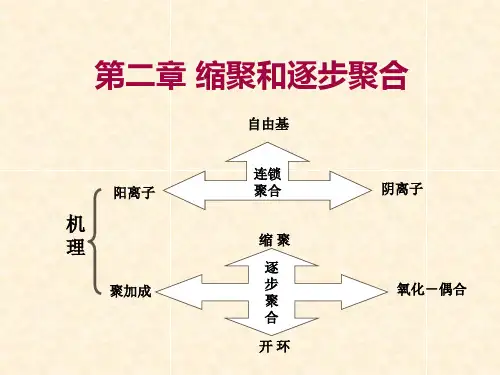 高分子化学-第二章 缩聚和逐步聚合