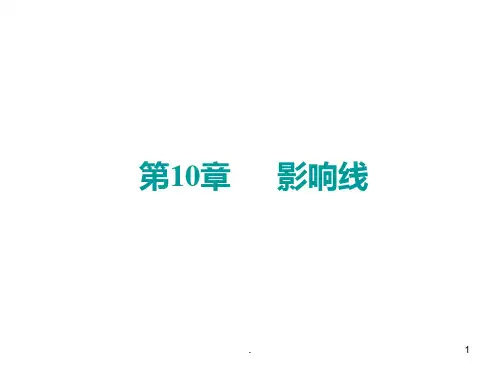 第10章-影响线PPT课件