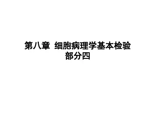 细胞病理学基本检验精品PPT课件