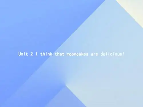 九年级英语全册 Unit 2 I think that mooncakes are delicious教学课件 (新版)人教新目标版