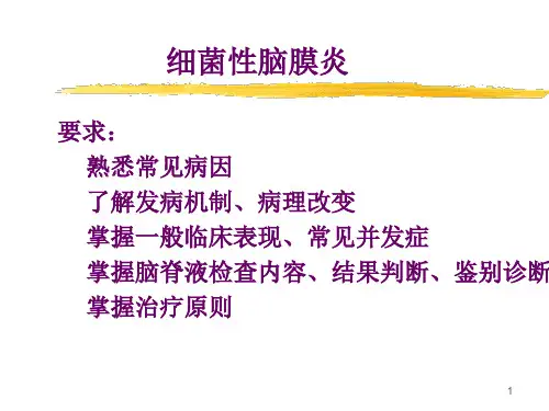 细菌性脑膜炎