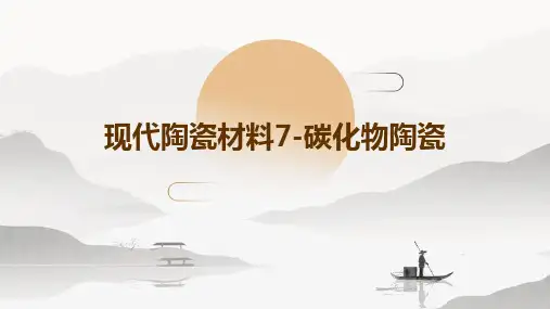 现代陶瓷材料7-碳化物陶瓷