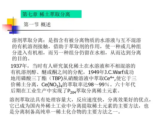 第六章 稀土萃取分离1
