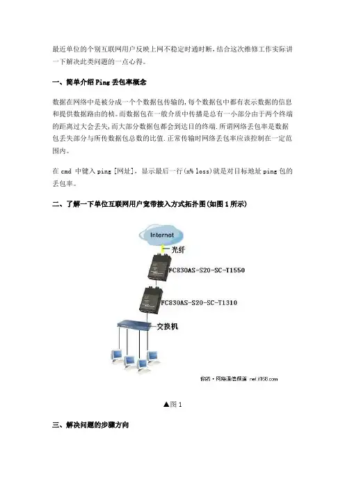 简单排查ping丢包