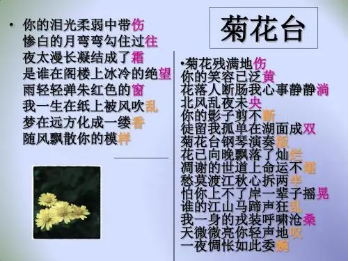 人教版高中语文选修“语言文字应用”第二课 第4节《声情并茂·押韵与平仄》 课件 (共71张PPT)