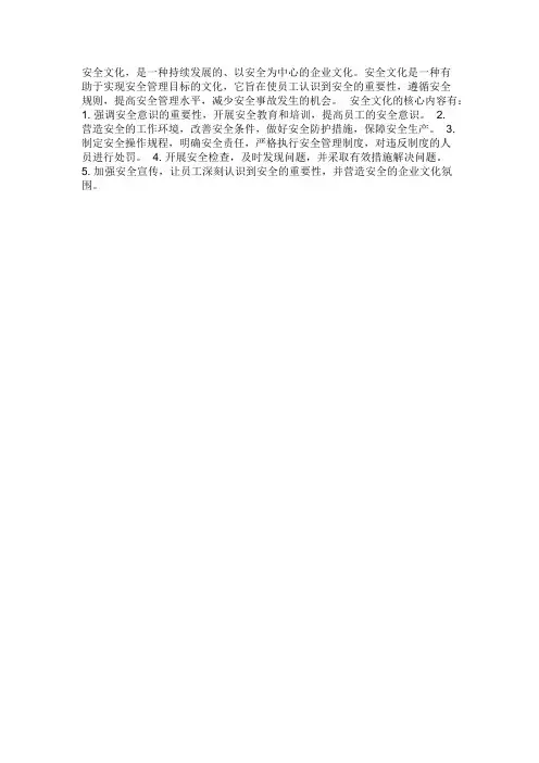 安全 文化