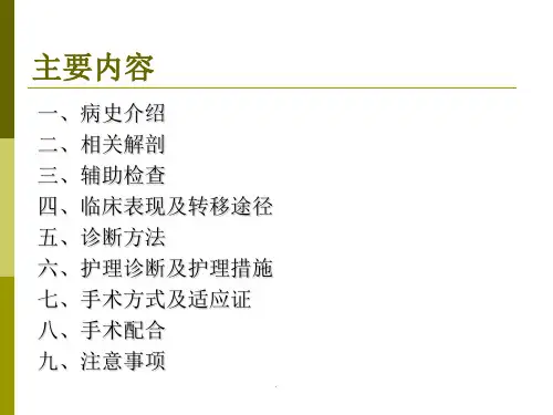 腹腔镜下直肠癌根治术护理查房ppt课件