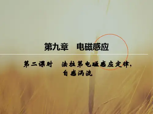 创新大课堂2018届高三物理一轮复习课件：第九章 电磁感应 2