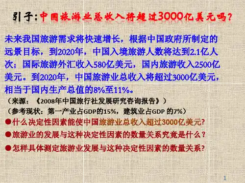 计量经济学庞皓简单线性回归模型
