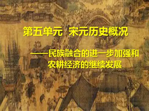 宋元时期历史PPT