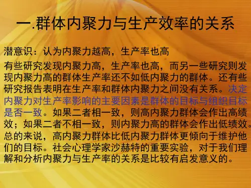 群体内聚力