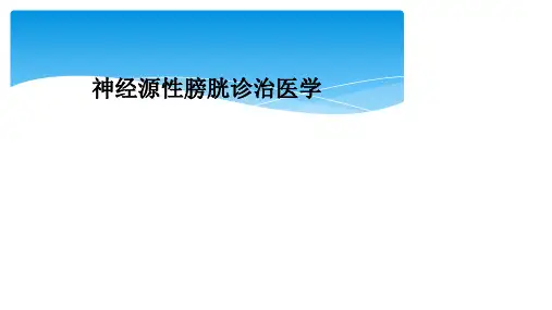 神经源性膀胱诊治医学
