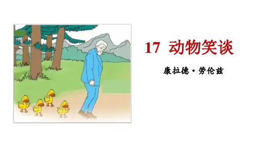 第17课《动物笑谈》课件(共28张PPT)+2023—2024学年统编版语文七年级上册
