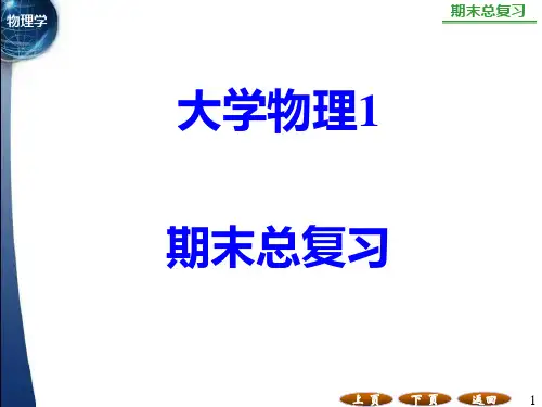 14-15(2)大学物理1总复习山东建筑大学