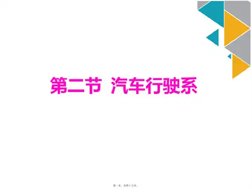 52汽车行驶系(共45PPT)