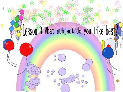 五年级上Unit1Lesson3课件1