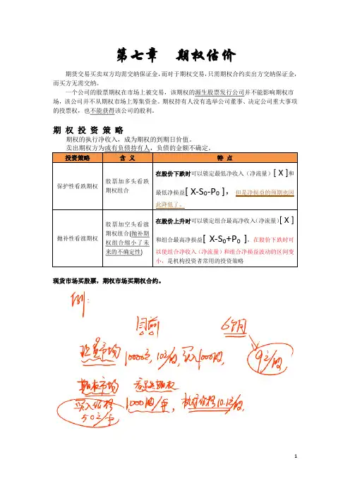 财管CPA【期权 价值 评估】概要