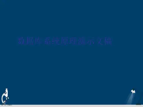 数据库系统原理演示文稿