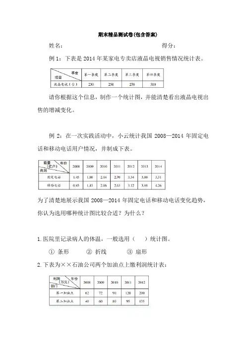 【三套试卷】2021年上海市小学五年级数学下册期末练习试题含答案