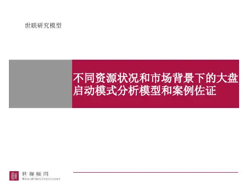 (世联)大盘策略研究