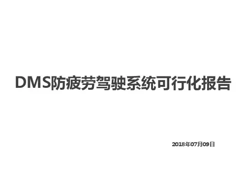 DMS防疲劳驾驶系统可行化报告