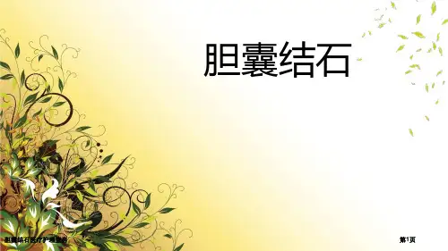 胆囊结石医疗护理查房