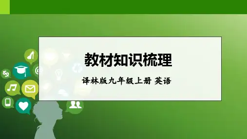 译林版九年级上英语教材知识梳理课件
