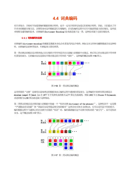 词典编码
