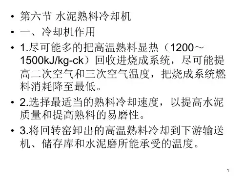 水泥熟料冷却机PPT