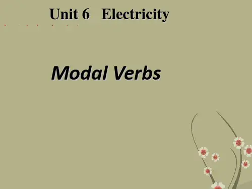 Unit 6 Electricity Grammar》同步课件(牛津版七年级下)