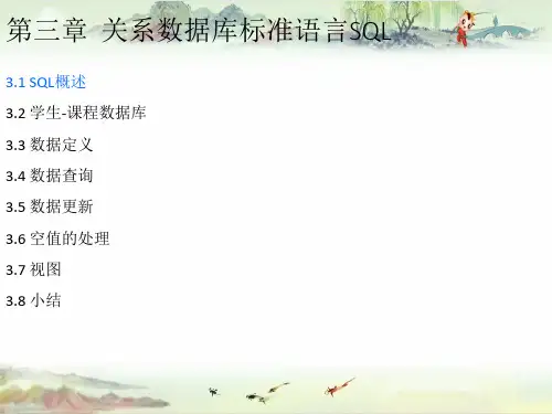 关系数据库标准语言SQL 全 255页
